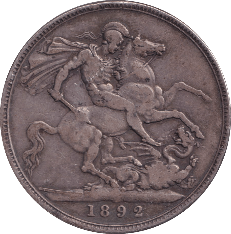 1892 CROWN ( GF ) - CROWN - Cambridgeshire Coins