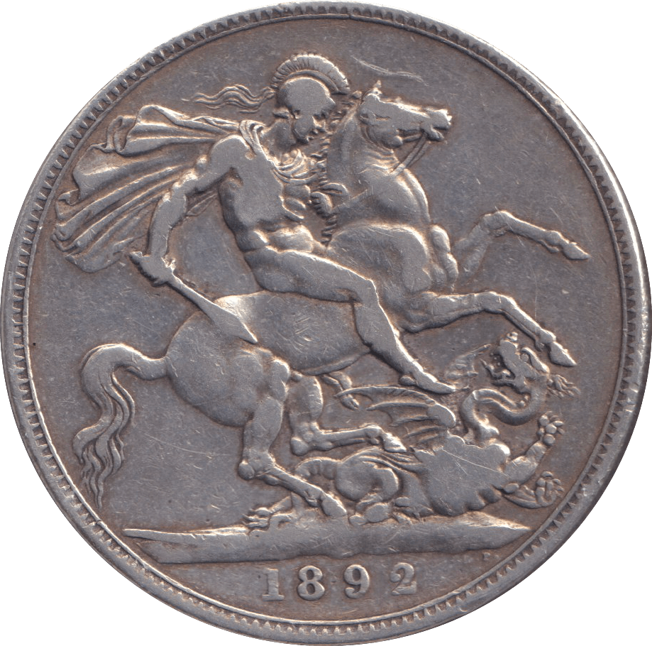 1892 CROWN ( GF ) - CROWN - Cambridgeshire Coins