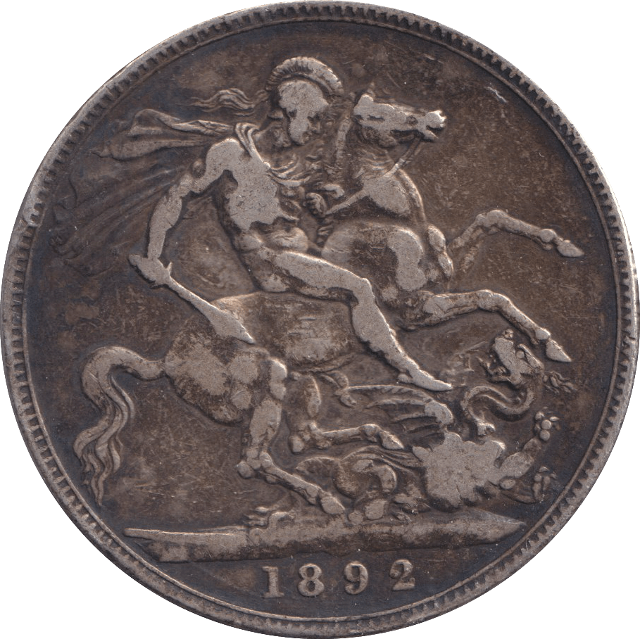 1892 CROWN ( GF ) - CROWN - Cambridgeshire Coins