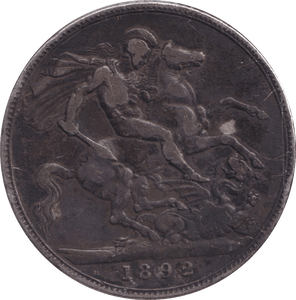1892 CROWN ( GF ) - CROWN - Cambridgeshire Coins