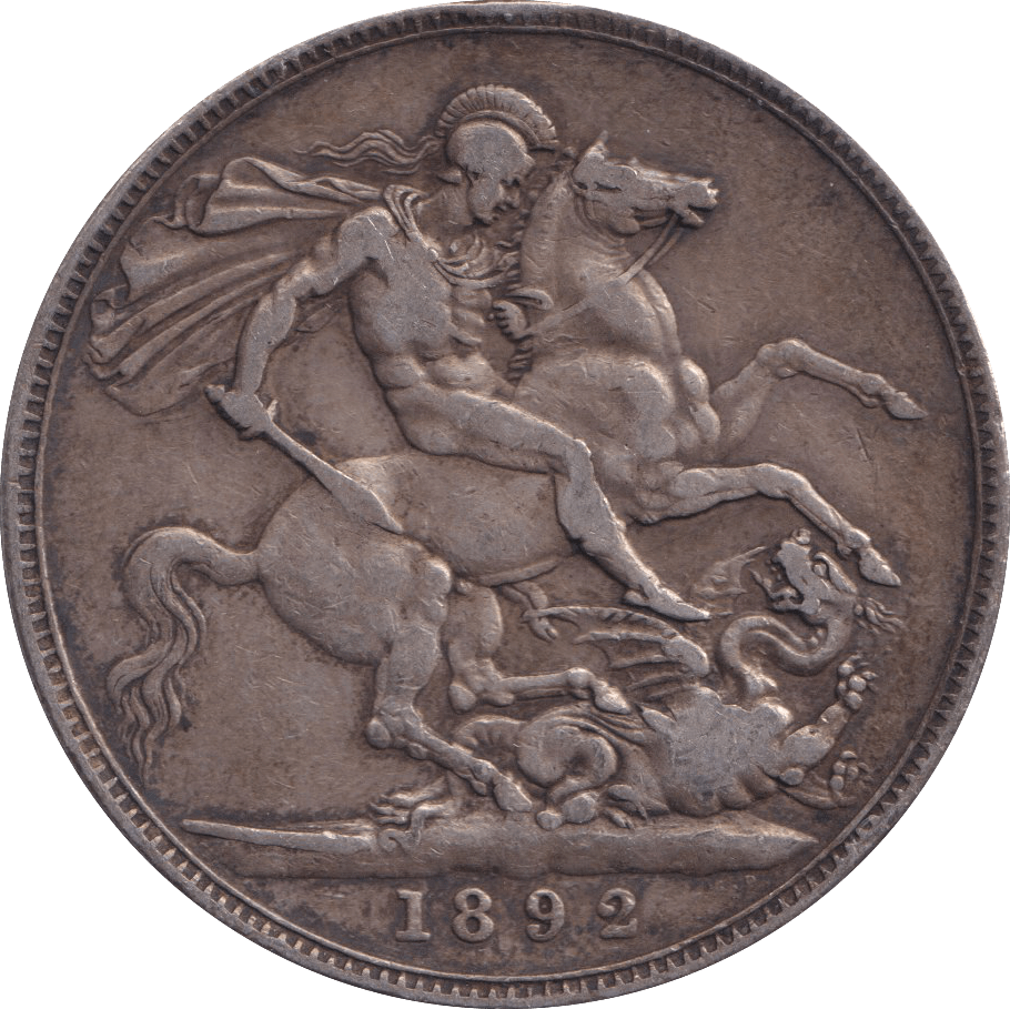 1892 CROWN ( GF ) - FLORIN - Cambridgeshire Coins