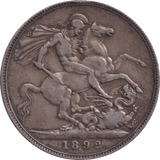 1892 CROWN ( GF ) - FLORIN - Cambridgeshire Coins