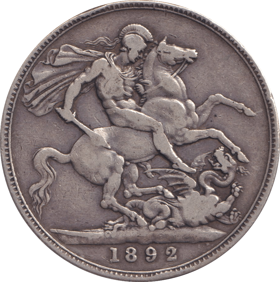 1892 CROWN ( GF ) - FLORIN - Cambridgeshire Coins