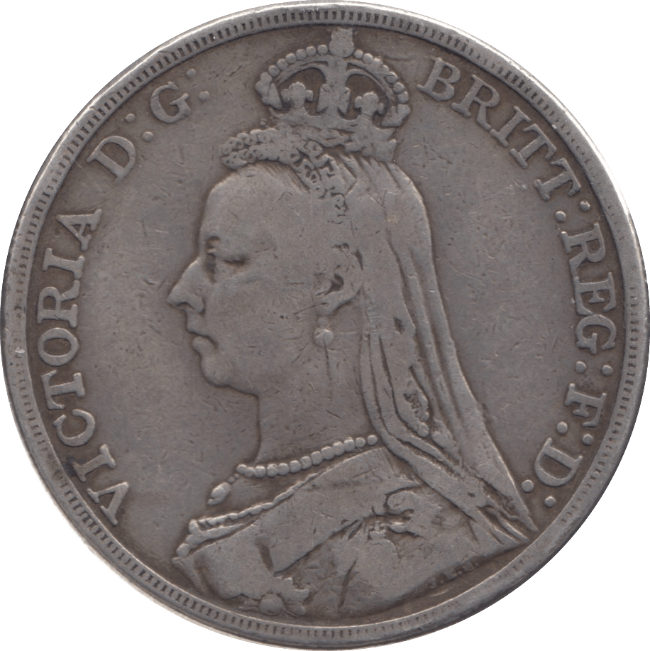 1892 CROWN ( NF ) 6 - CROWN - Cambridgeshire Coins