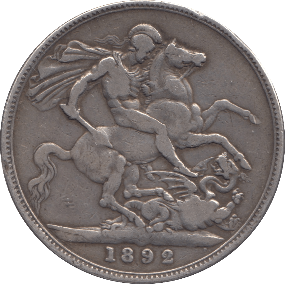 1892 CROWN ( NF ) 6 - CROWN - Cambridgeshire Coins