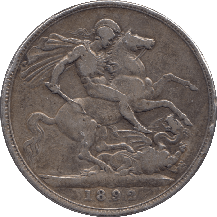 1892 CROWN ( NF ) - CROWN - Cambridgeshire Coins