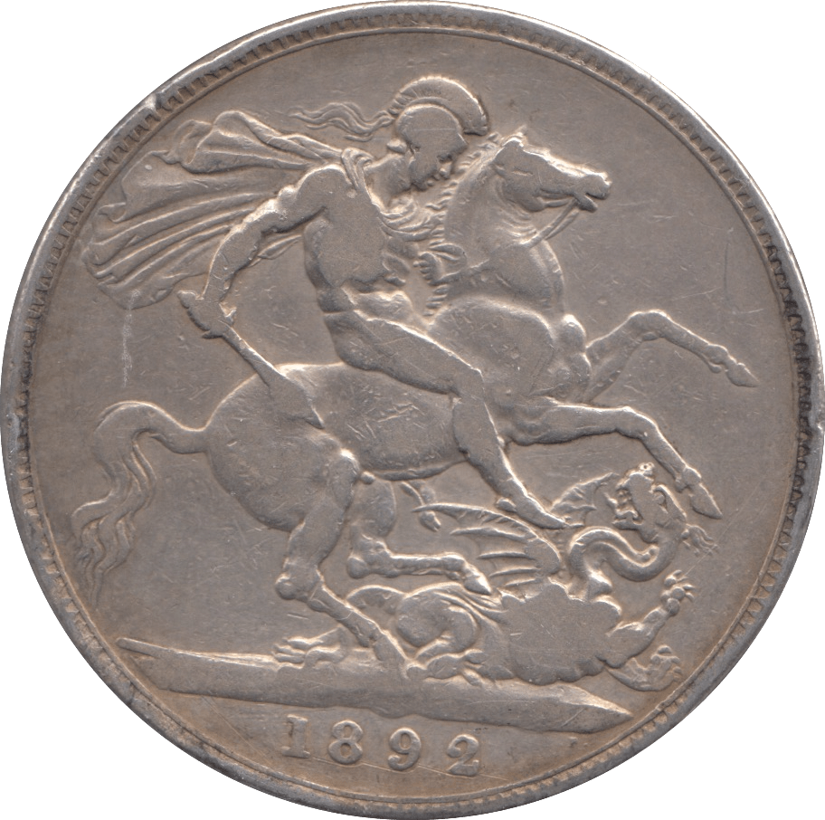 1892 CROWN ( NF ) - CROWN - Cambridgeshire Coins