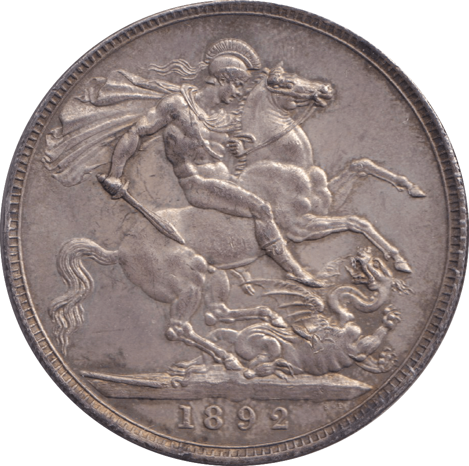 1892 CROWN ( UNC ) - CROWN - Cambridgeshire Coins