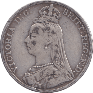 1892 CROWN ( VF ) - CROWN - Cambridgeshire Coins