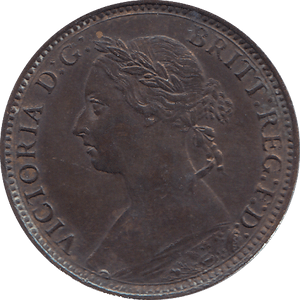 1892 FARTHING ( AUNC ) - FARTHING - Cambridgeshire Coins