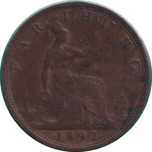 1892 FARTHING ( NF ) - FARTHING - Cambridgeshire Coins