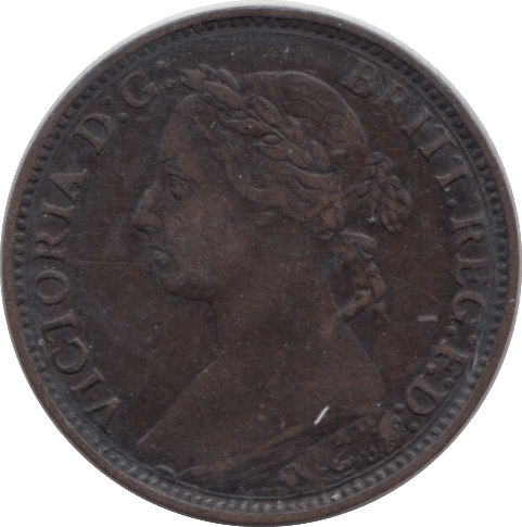 1892 FARTHING ( VF ) - Farthing - Cambridgeshire Coins