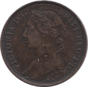 1892 FARTHING ( VF ) - Farthing - Cambridgeshire Coins