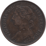 1892 FARTHING ( VF ) - Farthing - Cambridgeshire Coins