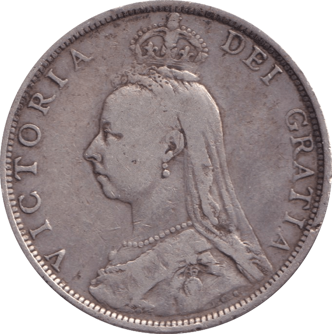 1892 FLORIN ( F ) - FLORIN - Cambridgeshire Coins