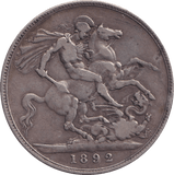 1892 FLORIN ( FINE ) - FLORIN - Cambridgeshire Coins