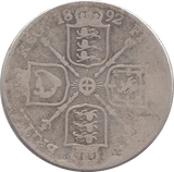 1892 FLORIN ( NF ) - FLORIN - Cambridgeshire Coins