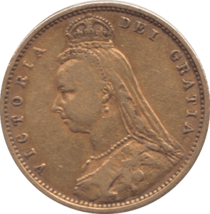 1892 GOLD HALF SOVEREIGN ( GF ) - HALF SOVEREIGN - Cambridgeshire Coins