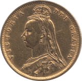 1892 GOLD HALF SOVEREIGN ( GVF ) - Half Sovereign - Cambridgeshire Coins