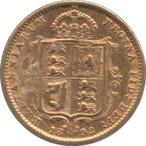 1892 GOLD HALF SOVEREIGN ( GVF ) - HALF SOVEREIGN - Cambridgeshire Coins