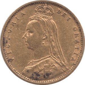 1892 GOLD HALF SOVEREIGN ( GVF ) - HALF SOVEREIGN - Cambridgeshire Coins