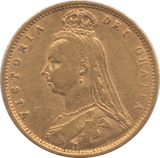 1892 GOLD HALF SOVEREIGN ( GVF ) - HALF SOVEREIGN - Cambridgeshire Coins