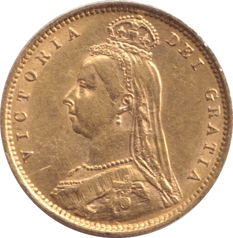 1892 GOLD HALF SOVEREIGN ( UNC ) - HALF SOVEREIGN - Cambridgeshire Coins