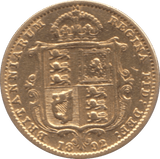 1892 GOLD HALF SOVEREIGN ( VF ) 5 - HALF SOVEREIGN - Cambridgeshire Coins