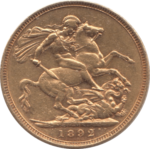 1892 GOLD SOVEREIGN ( GVF ) MELBOURNE MINT - SOVEREIGN - Cambridgeshire Coins