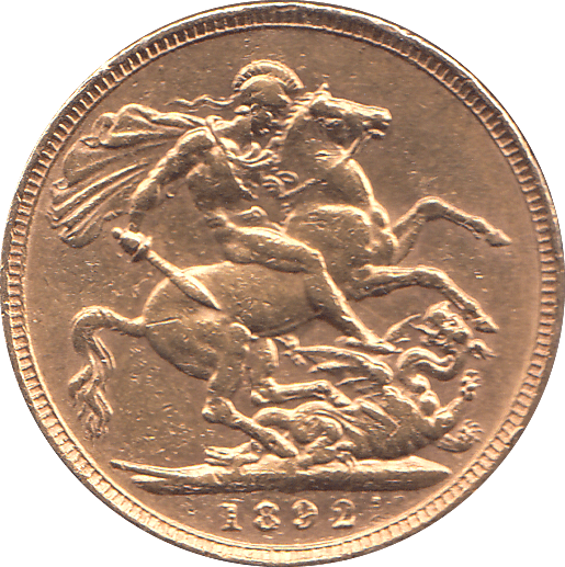1892 GOLD SOVEREIGN ( GVF ) - SOVEREIGN - Cambridgeshire Coins