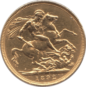 1892 GOLD SOVEREIGN ( GVF ) - SOVEREIGN - Cambridgeshire Coins