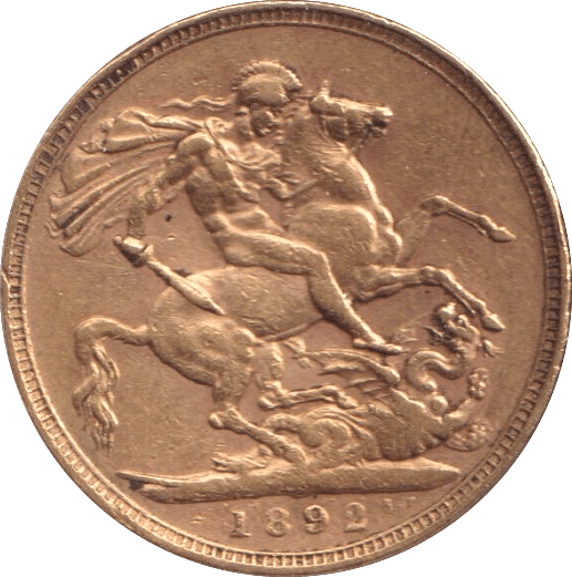 1892 GOLD SOVEREIGN ( GVF ) - SOVEREIGN - Cambridgeshire Coins