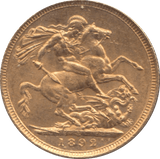 1892 GOLD SOVEREIGN ( UNC ) - SOVEREIGN - Cambridgeshire Coins