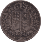 1892 HALFCROWN ( FINE ) - HALFCROWN - Cambridgeshire Coins