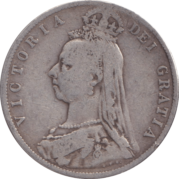 1892 HALFCROWN ( FINE ) - HALFCROWN - Cambridgeshire Coins