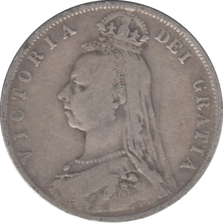 1892 HALFCROWN ( FINE ) - HALFCROWN - Cambridgeshire Coins