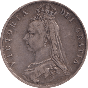 1892 HALFCROWN ( GF ) - Halfcrown - Cambridgeshire Coins