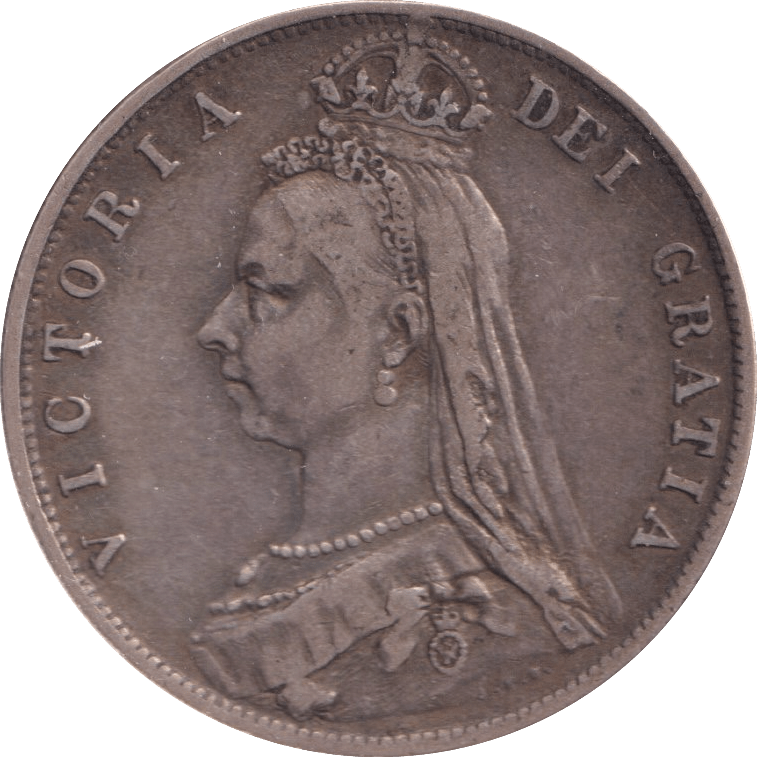 1892 HALFCROWN ( GF ) - Halfcrown - Cambridgeshire Coins