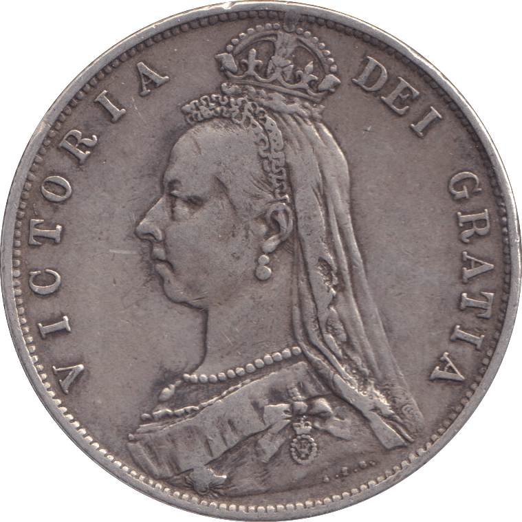 1892 HALFCROWN ( GF ) - HALFCROWN - Cambridgeshire Coins