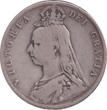 1892 HALFCROWN ( NF ) - HALFCROWN - Cambridgeshire Coins