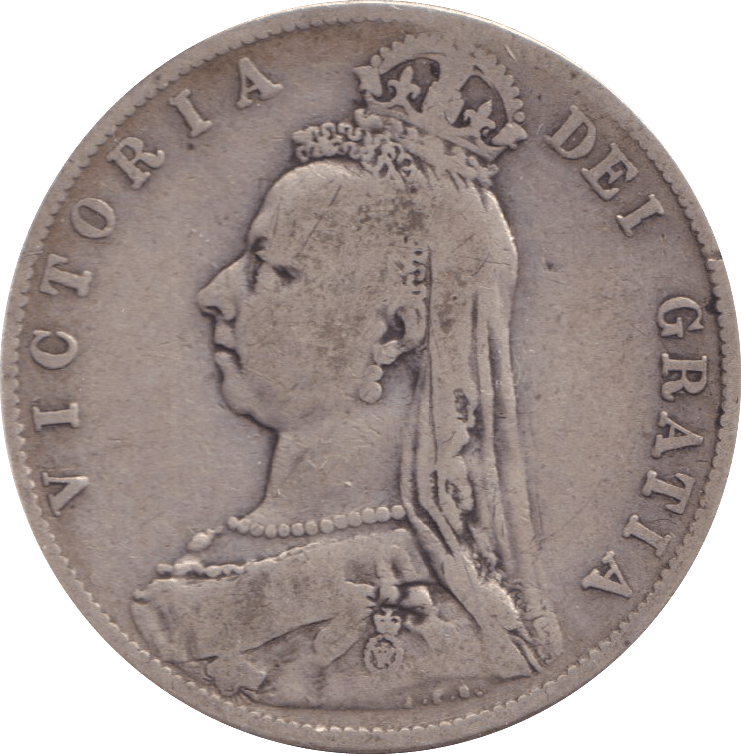 1892 HALFCROWN ( NF ) - Halfcrown - Cambridgeshire Coins