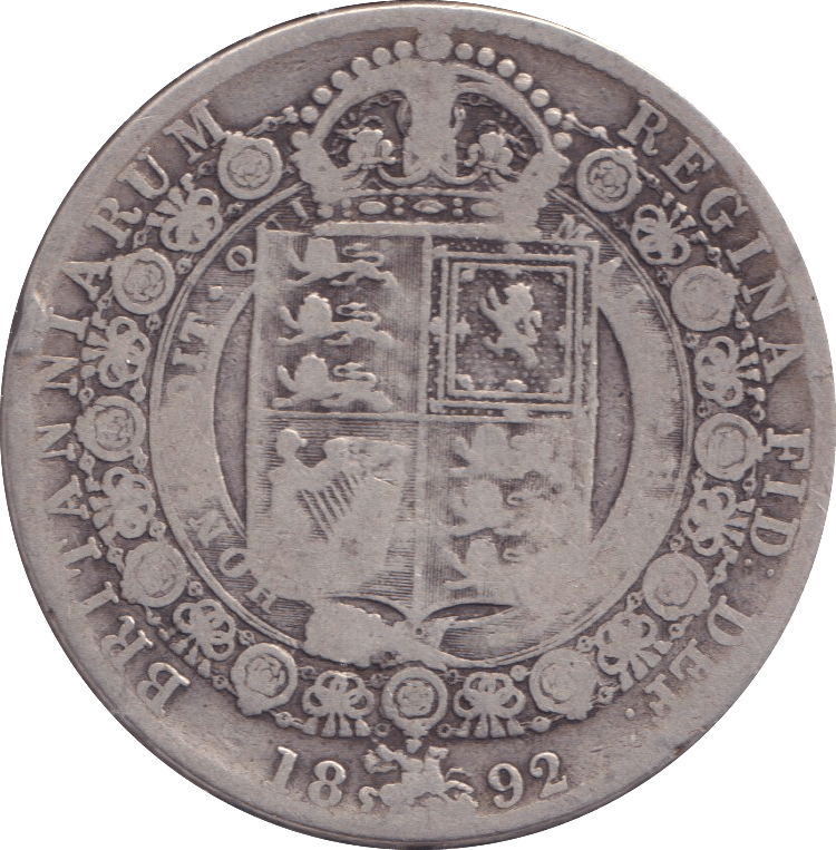 1892 HALFCROWN ( NF ) - HALFCROWN - Cambridgeshire Coins