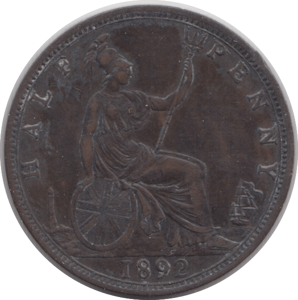 1892 HALFPENNY ( GF ) - Halfpenny - Cambridgeshire Coins