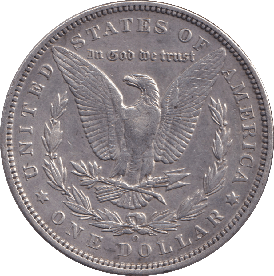 1892 MORGAN DOLLAR USA NEW ORLEANS MINT - SILVER WORLD COINS - Cambridgeshire Coins