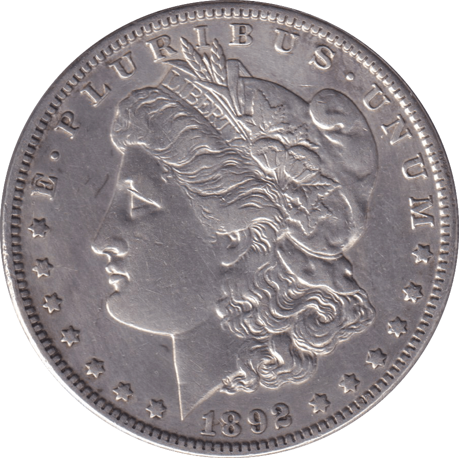 1892 MORGAN DOLLAR USA NEW ORLEANS MINT - SILVER WORLD COINS - Cambridgeshire Coins