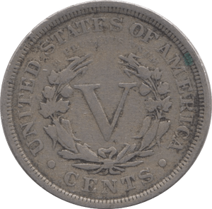 1892 NICKEL FIVE CENTS USA - WORLD COINS - Cambridgeshire Coins