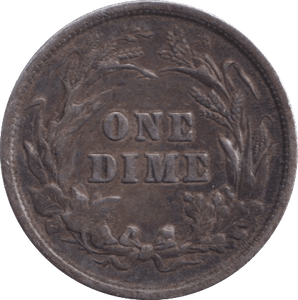 1892 ONE DIME USA - SILVER WORLD COINS - Cambridgeshire Coins