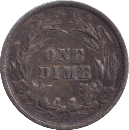 1892 ONE DIME USA - SILVER WORLD COINS - Cambridgeshire Coins