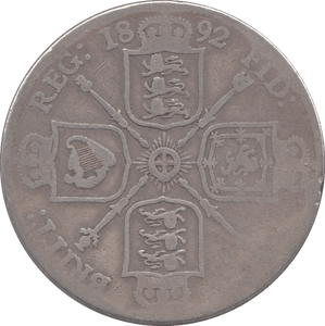 1892 ONE FLORIN ( NF ) - FLORIN - Cambridgeshire Coins