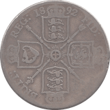 1892 ONE FLORIN ( NF ) - FLORIN - Cambridgeshire Coins